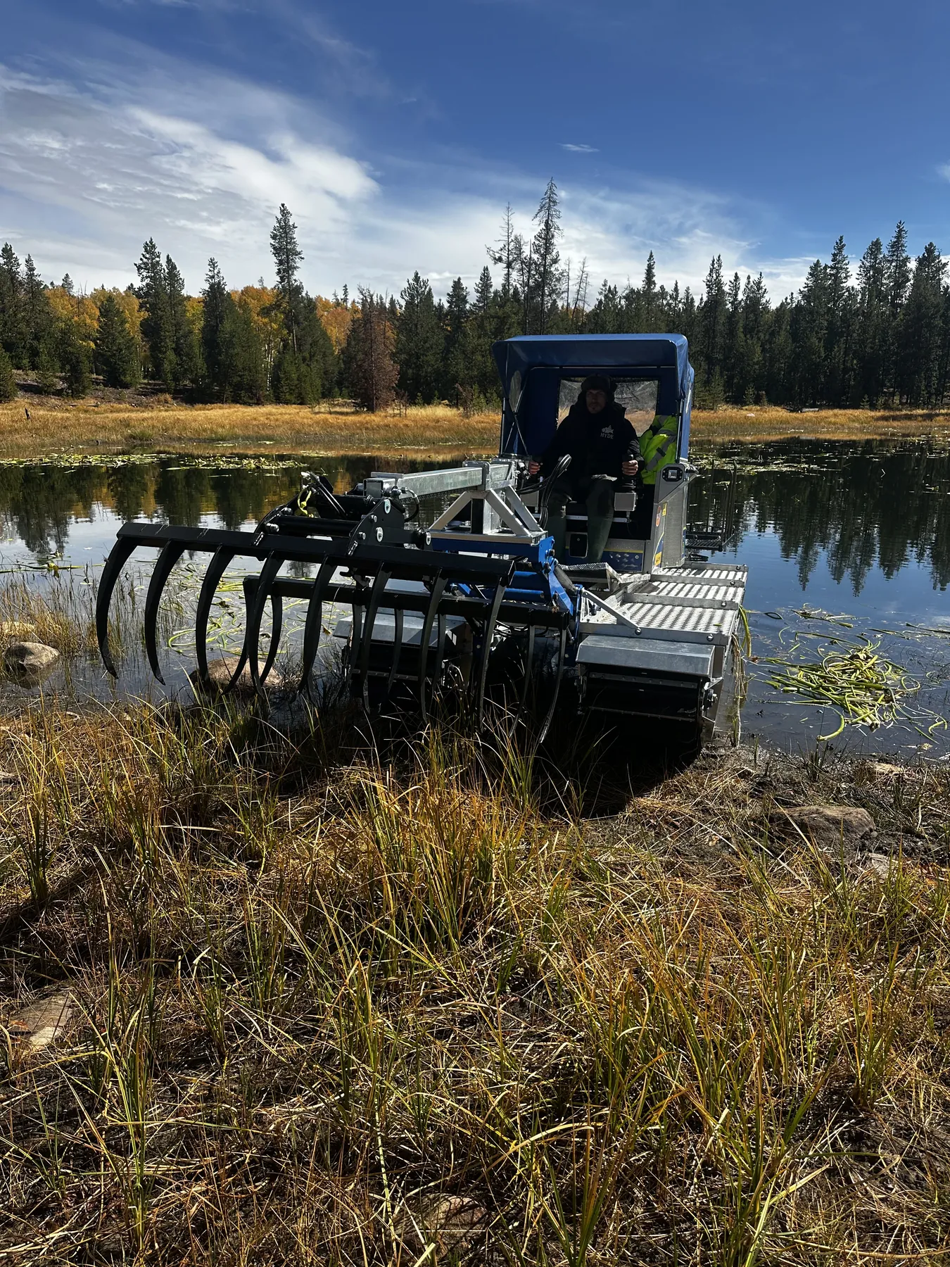 Aquatic harvesting services in Utah