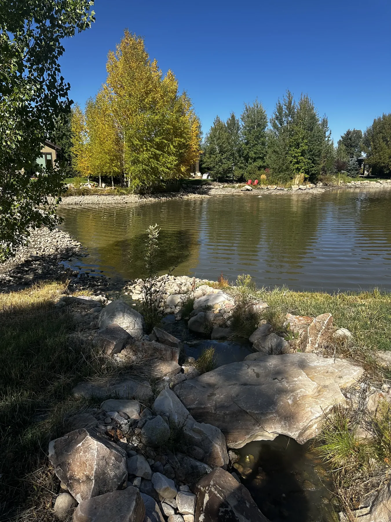 Retention basin access recovery site using Truxor equipment